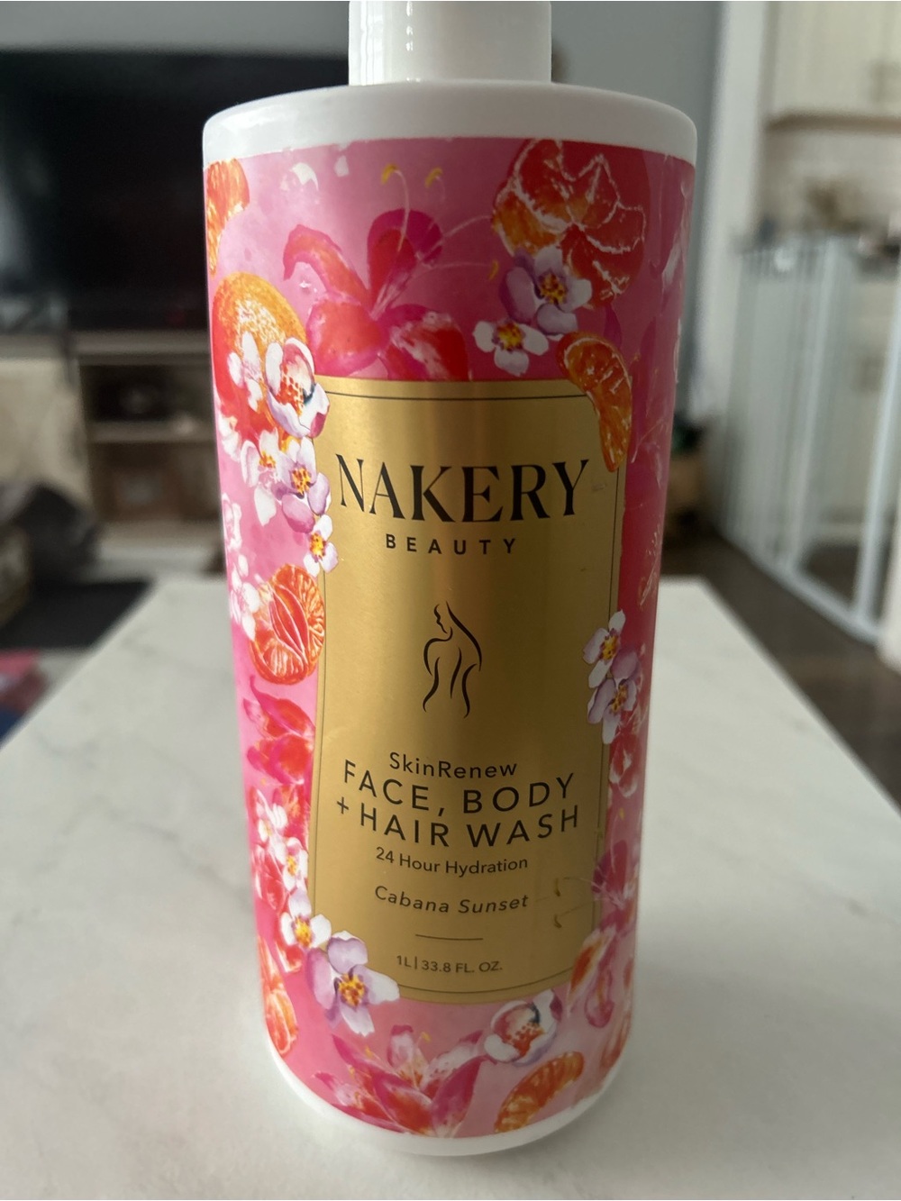Nakery Beauty SkinRenew Face, Body + Hair Wash - Pink (Cabana Sunset)